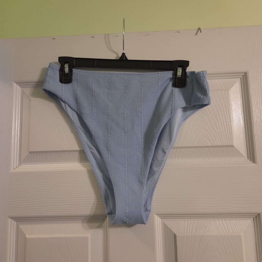 Aerie Sky Blue High Cut Bikini Bottom